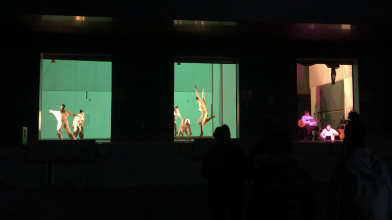dancers performing a loading dock
