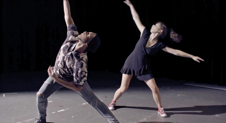 Darrius Gray and Kara Bouck in performance