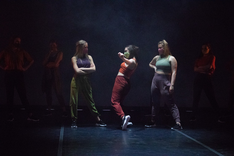 trio of dancers