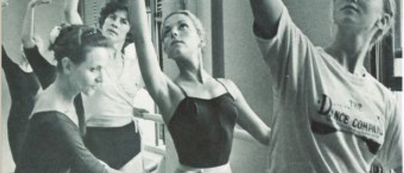 Françoise Martinet teaching at the University of Iowa, 1979