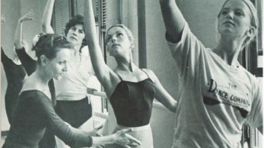 Françoise Martinet teaching at the University of Iowa, 1979